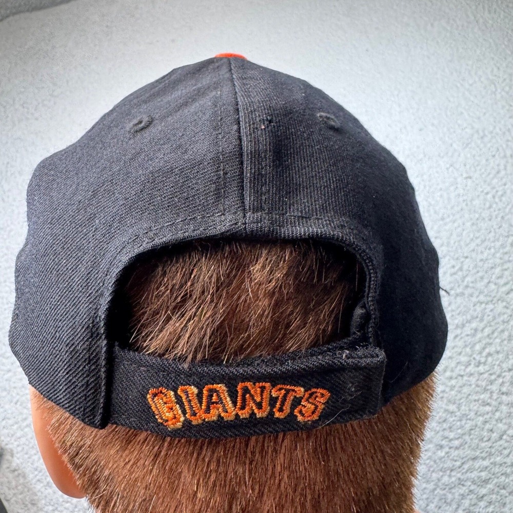 San Francisco Giants Hat Cap Strap Back Black MLB Baseball Streetwear Retro Mens - Picture 2 of 5